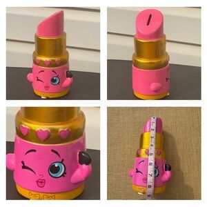 Shopkins Lippy Lips Ceramic Coin Bank